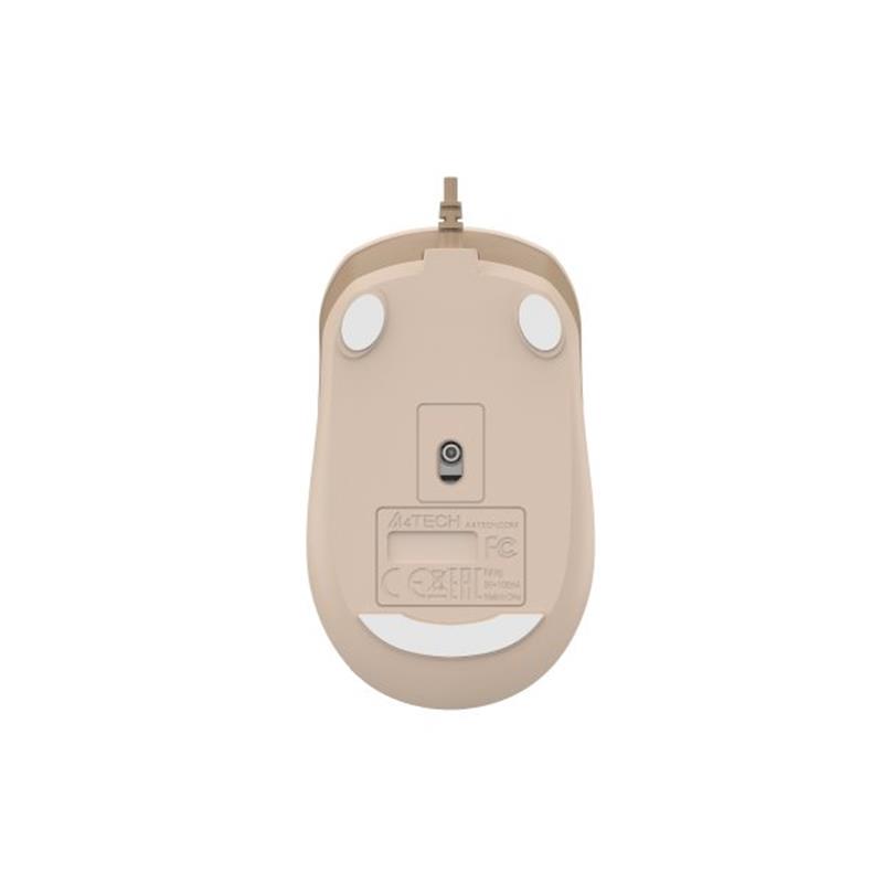 Компьютерная мышка проводная A4Tech Fstyler FM26 Cafe Latte (26711764) - фото 8