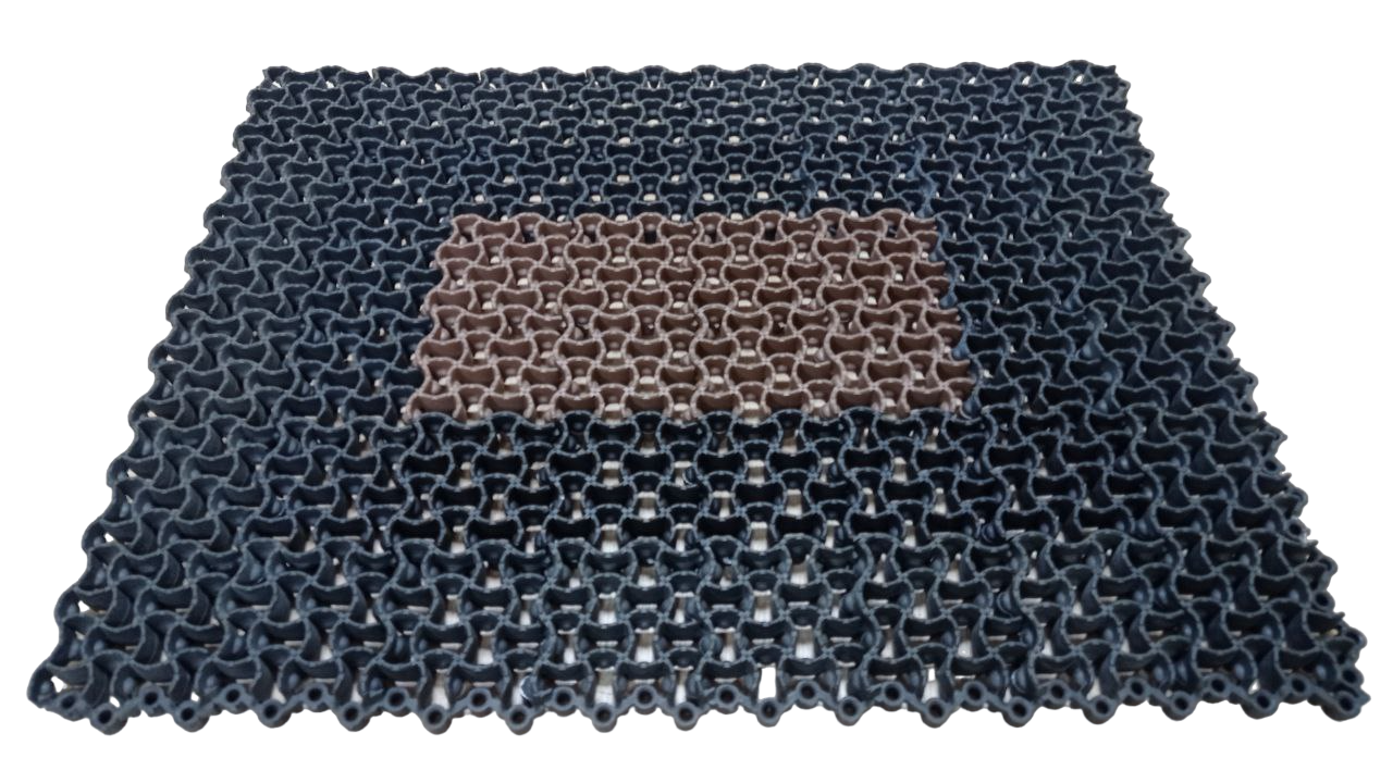 Грязезащитный коврик Шотландия 80х60 см Черный