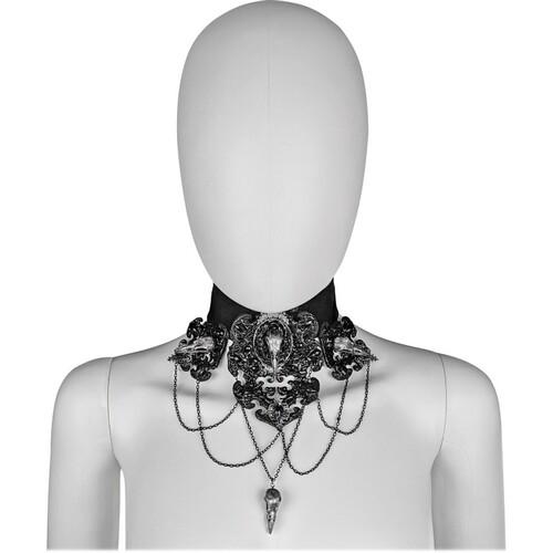 Чокер Seta Decor Королева Воронов (24-542BLK-SL)