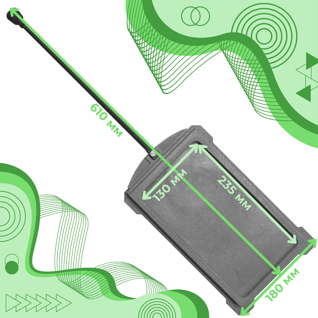 Засувка шиберна чавунна для печі з ручкою регулятором 295х180 мм - фото 12 Засувка шиберна чавунна для печі з ручкою регулятором 295х180 мм - фото 12