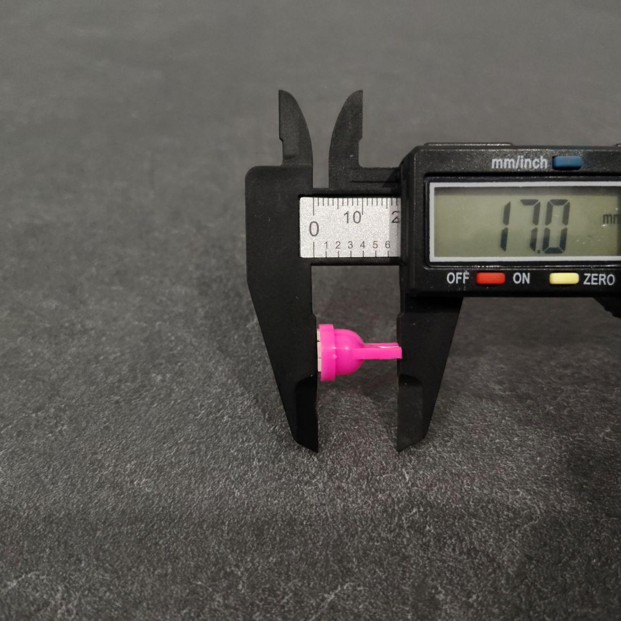 Автолампа T10 W5W W2.1x9.5d 8smd 1206 Розовый (468STORE3) - фото 2