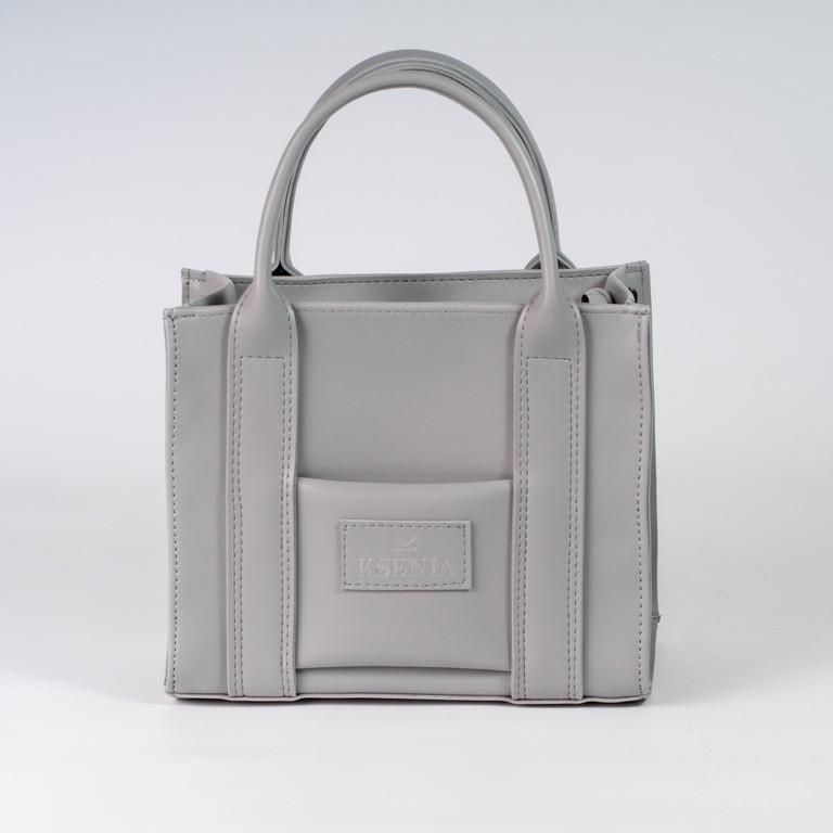 Сумка жіноча маленька класична XENIA № 05-24 Сірий - фото 1 Сумка жіноча маленька класична XENIA № 05-24 Сірий - фото 1