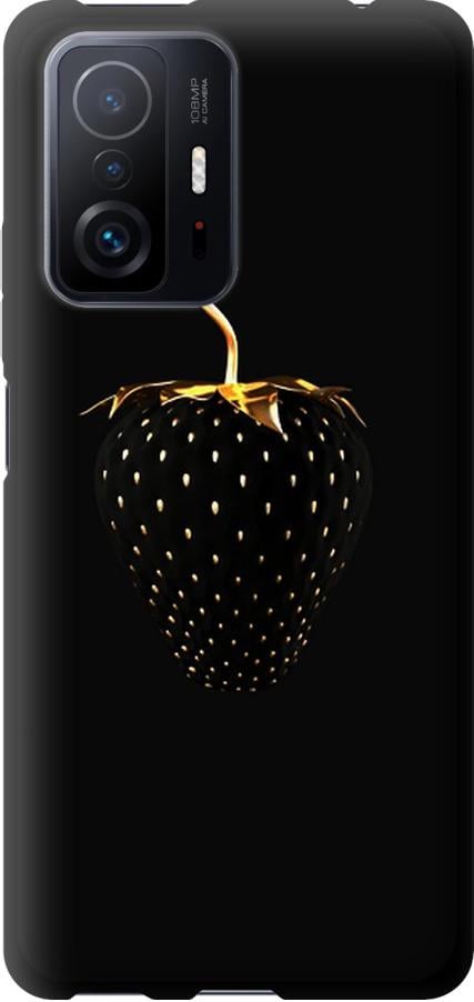 Чехол на Xiaomi 11T Черная клубника (3585b-2487-42517)