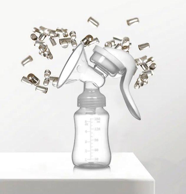 Молоковідсмоктувач ручний Familla з пляшечкою 150 мл (111430) - фото 3 Молоковідсмоктувач ручний Familla з пляшечкою 150 мл (111430) - фото 3