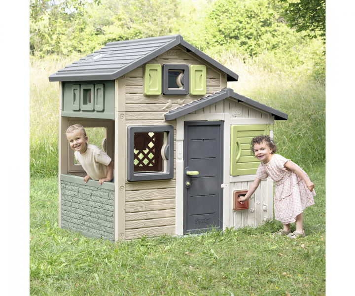 Домик детский игровой Smoby Life Друзья Эво с чердаком почтовым ящиком и окнами с 3-х лет (7600810208) - фото 2