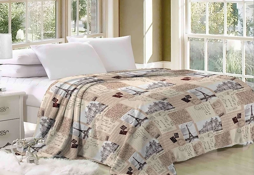 Плед велсофт TAG Tekstil VL-SF121 200x220 см (2837)