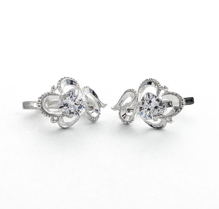 Серьги серебряные Maxi Silver 8615 Триллион (88615)