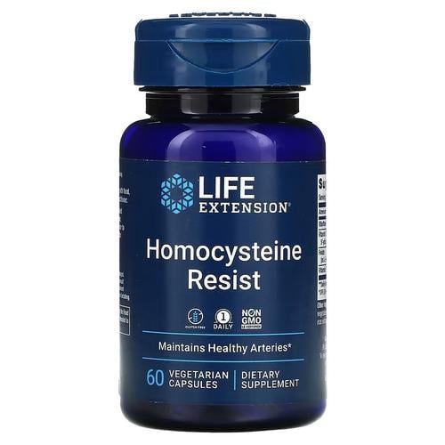Рибофлавин В-2 Life Extension Homocysteine ​​Resist 60 Capsules (LEX-21216)