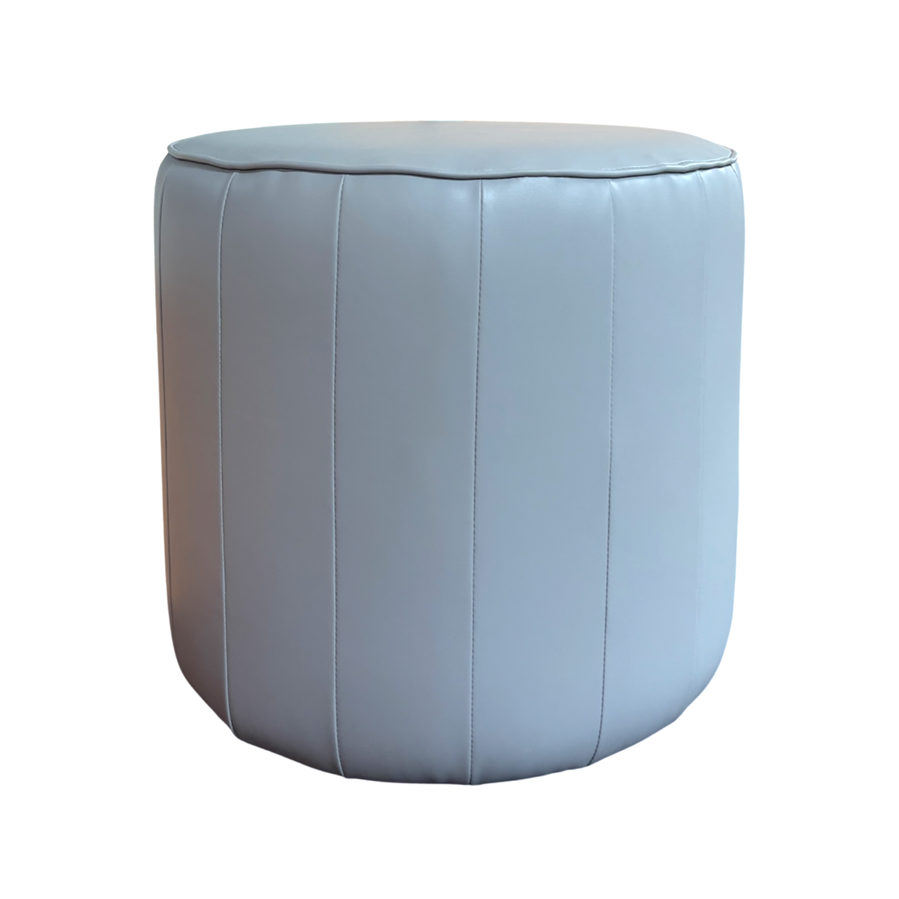 Пуф MeBelle Deshi велюр 45x45x45 см Серо-голубой (0522)