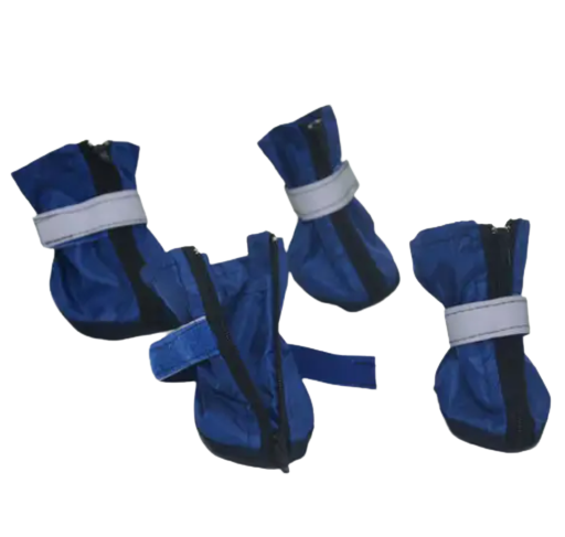 Ботинки для собак на флисе мини 3x4x7,5 см Темно-синий (00000007627)