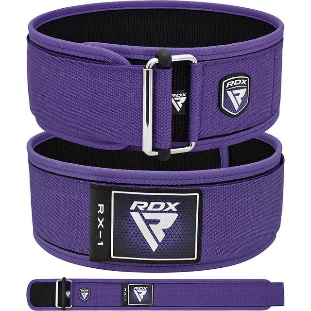 Пояс для тяжелой атлетики RDX RX1 Weight Lifting Belt XS Purple (WBS-RX1PR-XS) - фото 2