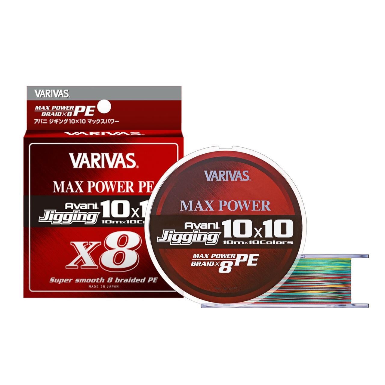 Шнур Varivas Avani Jigging Max Power X8 10х10 #3,0/0,285 мм 48LB 21,8 кг 600 м Multicolor (3069978703)
