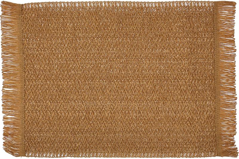 Набор льняных подпальников Rustic Brown 6 шт. 30х45 см
