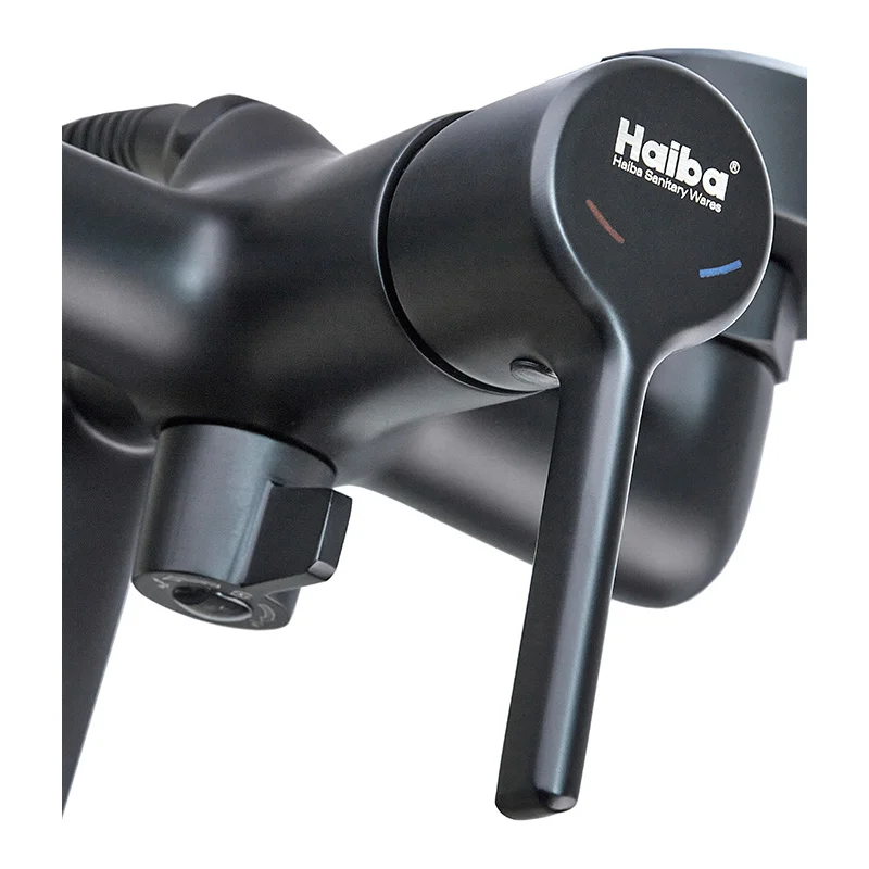 Смеситель для ванны Haiba Markus 006 Euro с латуни Черный