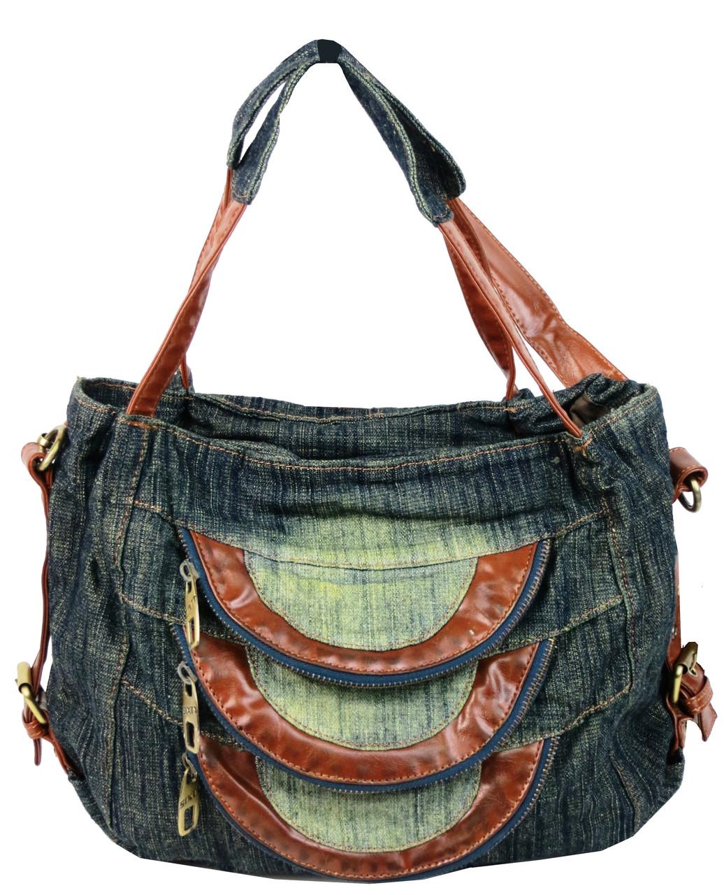 Сумка женская джинсовая Miss Sixty Jeans 6075 Синий