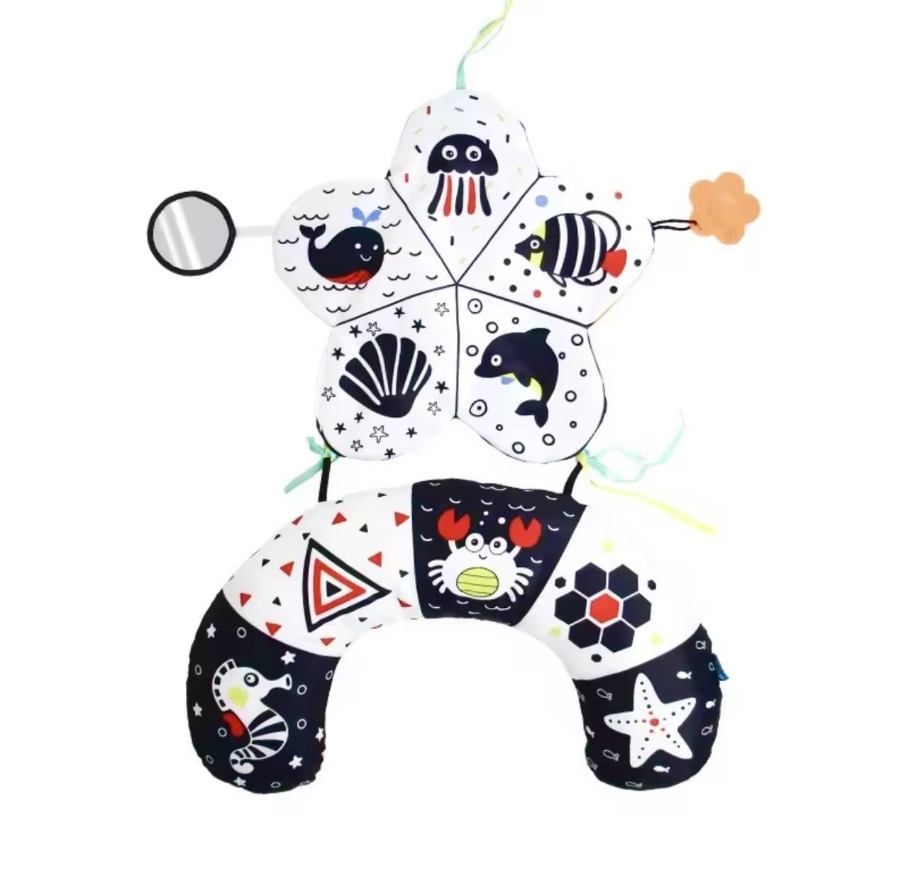 Подушка-іграшка з прорізувачем та дзеркальцем (58)