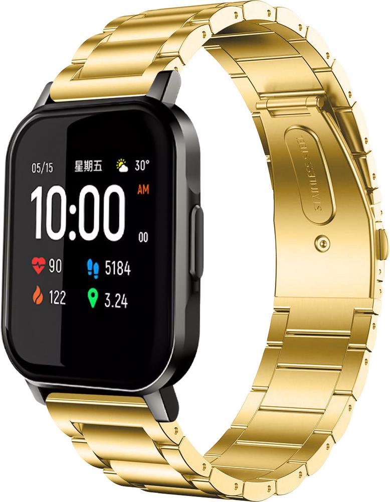 Браслет металлический Shape для Haylou Smart Watch 2 LS02 Gold (28788-2A) - фото 1