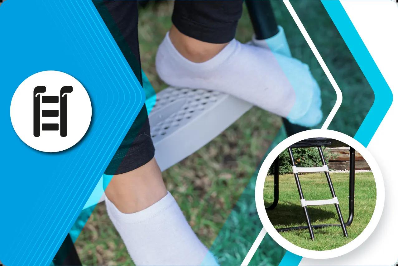 Батут Thunder INSIDE ELITE з внутрішньою сіткою 14 футів 427 см Чорний - фото 7 Батут Thunder INSIDE ELITE з внутрішньою сіткою 14 футів 427 см Чорний - фото 7