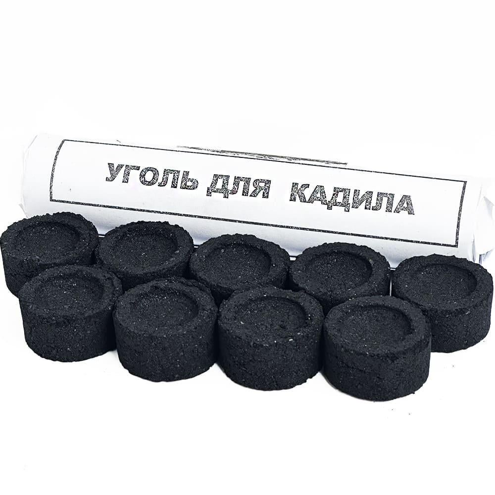 Уголь кадильный не быстрого розжига 30 мм 9 шт. (00010484) - фото 1 Уголь кадильный не быстрого розжига 30 мм 9 шт. (00010484) - фото 1