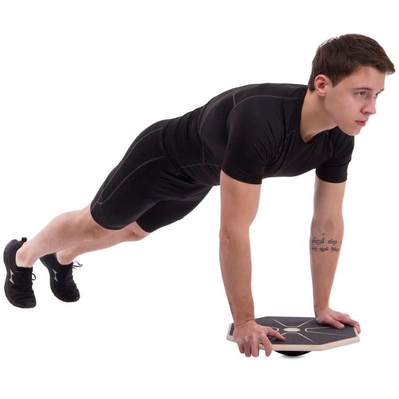 Диск балансувальный Wood Balance Board FI-4013 Коричневый (56363207) - фото 9 Диск балансувальный Wood Balance Board FI-4013 Коричневый (56363207) - фото 9