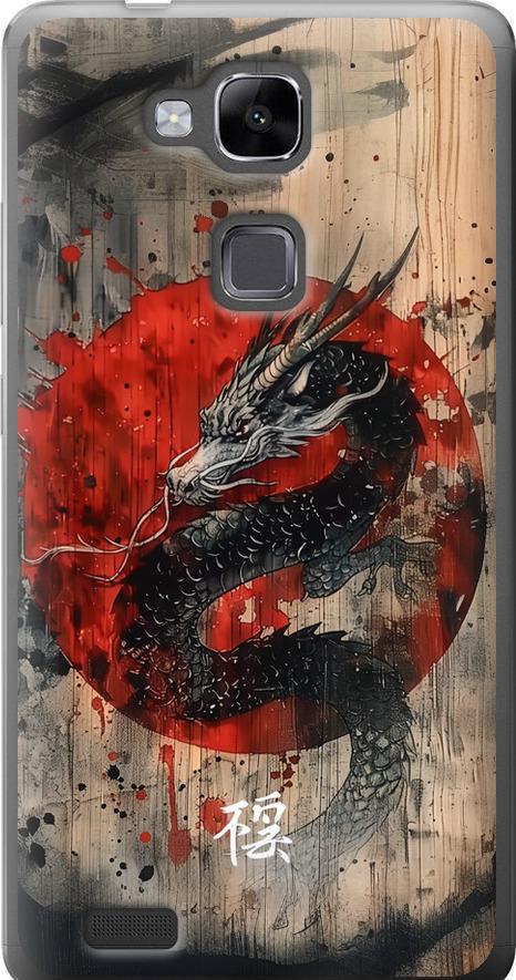 Чехол на Huawei Ascend Mate 7 Восточный дух (6100u-140-42517)