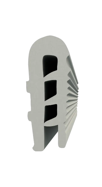 Гарпун ПВХ демпферный 2 для натяжного потолка Белый (1223456-1)