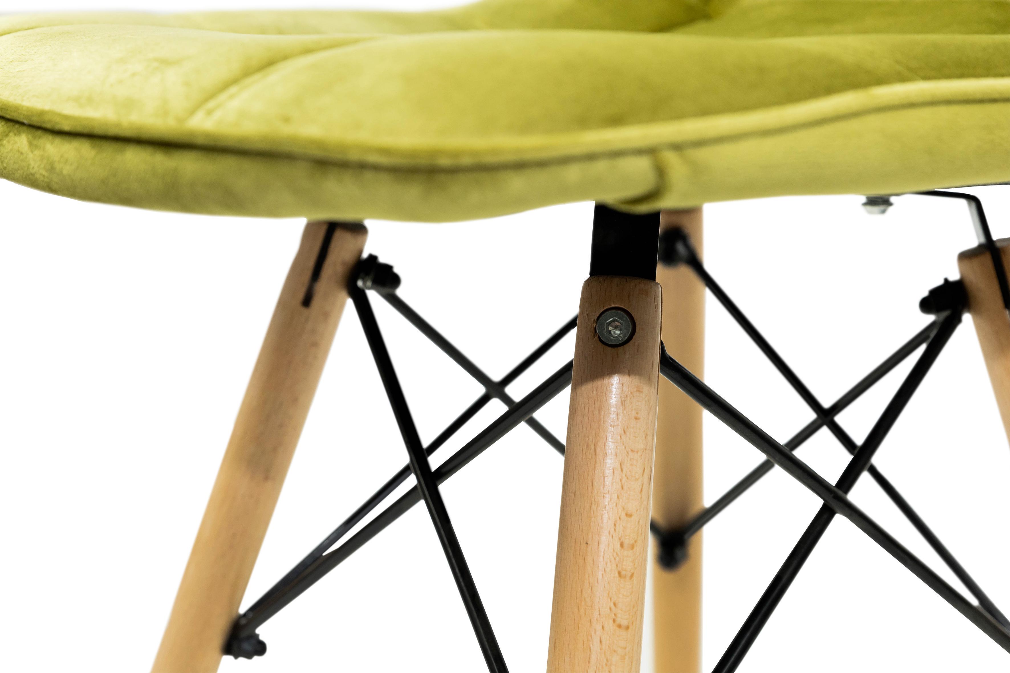 Стілець для кухні та вітальні Джастін Justin велюр 460х840х500 мм Оливковий (GAА0056276) - фото 5 Стілець для кухні та вітальні Джастін Justin велюр 460х840х500 мм Оливковий (GAА0056276) - фото 5