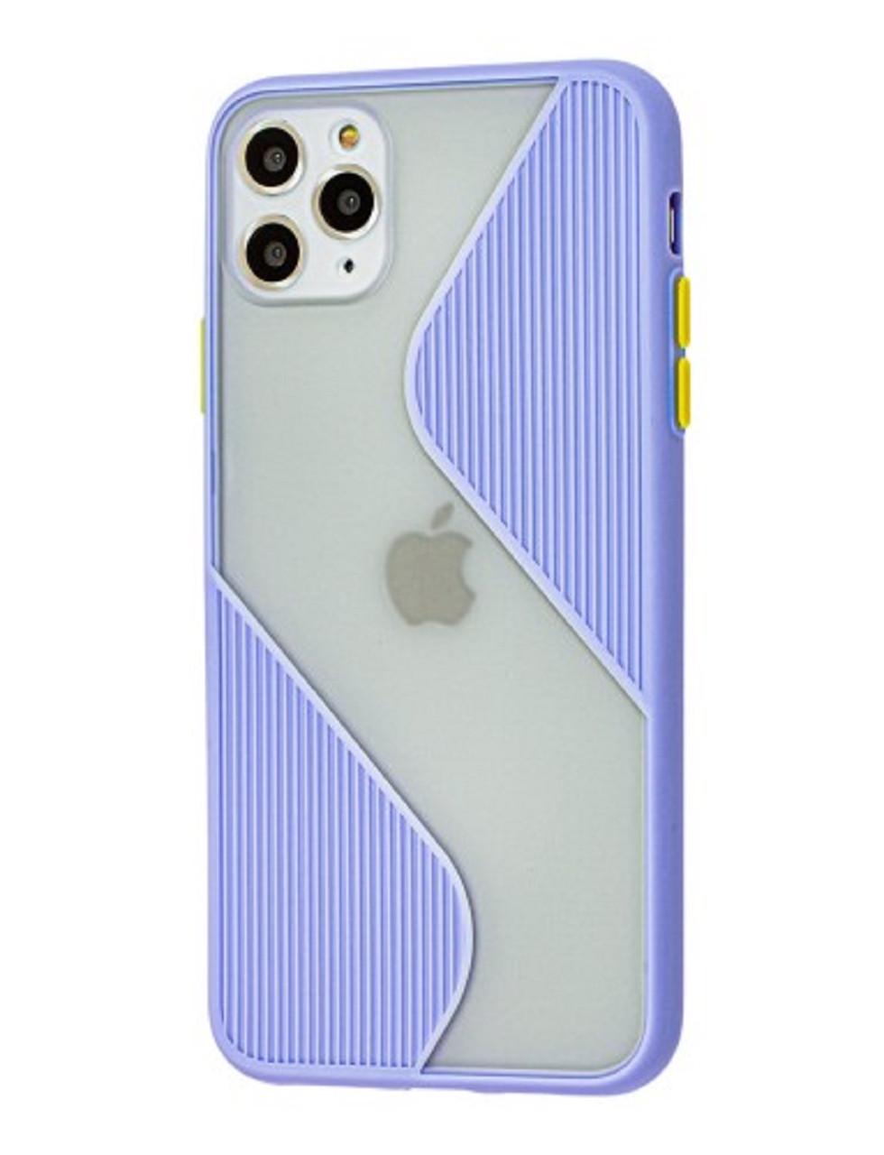 Силиконовый Чехол Накладка Totu Wawe Для iPhone 11 Pro Max Сиреневый