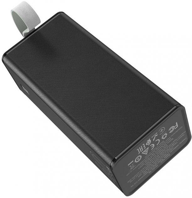 Повербанк Power Bank Hoco J86 40000 mAh PD/QC 22,5 W з ліхтарем Black - фото 3