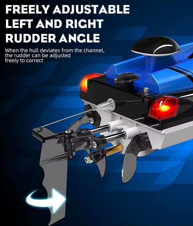 Катер на радіокеруванні швидкісний HJ808 Червоний - фото 4
