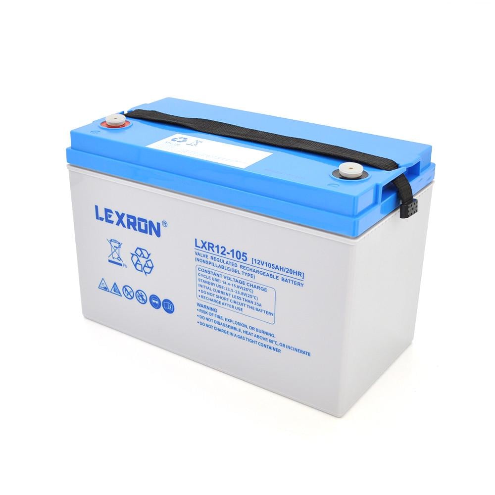 Акумуляторна батарея Lexron LXR12-105 GEL 12V 105AH DEEP CYCLE Акумуляторна батарея Lexron LXR12-105 GEL 12V 105AH DEEP CYCLE