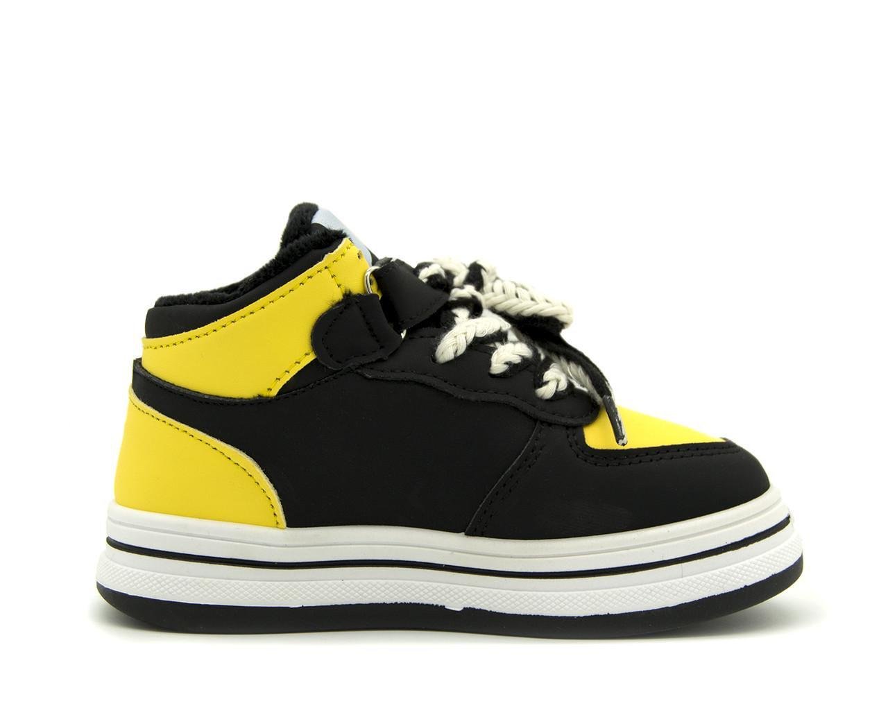 Хайтопи для дітей Paliament 501-19 р. 36/21 см Жовто-чорний (2328468552) - фото 2 Хайтопи для дітей Paliament 501-19 р. 36/21 см Жовто-чорний (2328468552) - фото 2