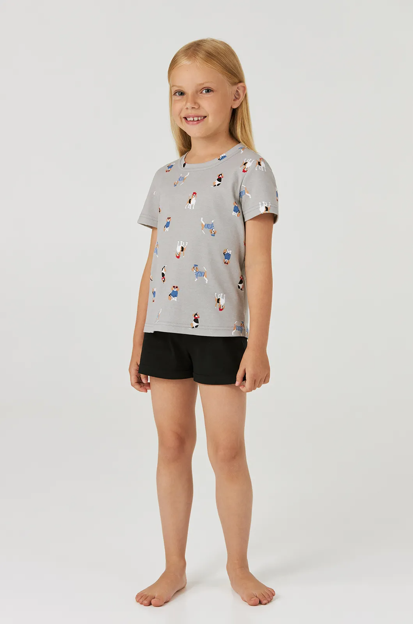 Пижама детская для девочек Ellen CRUISE 2070/07/04 см Серый Пижама детская для девочек Ellen CRUISE 2070/07/04 см Серый