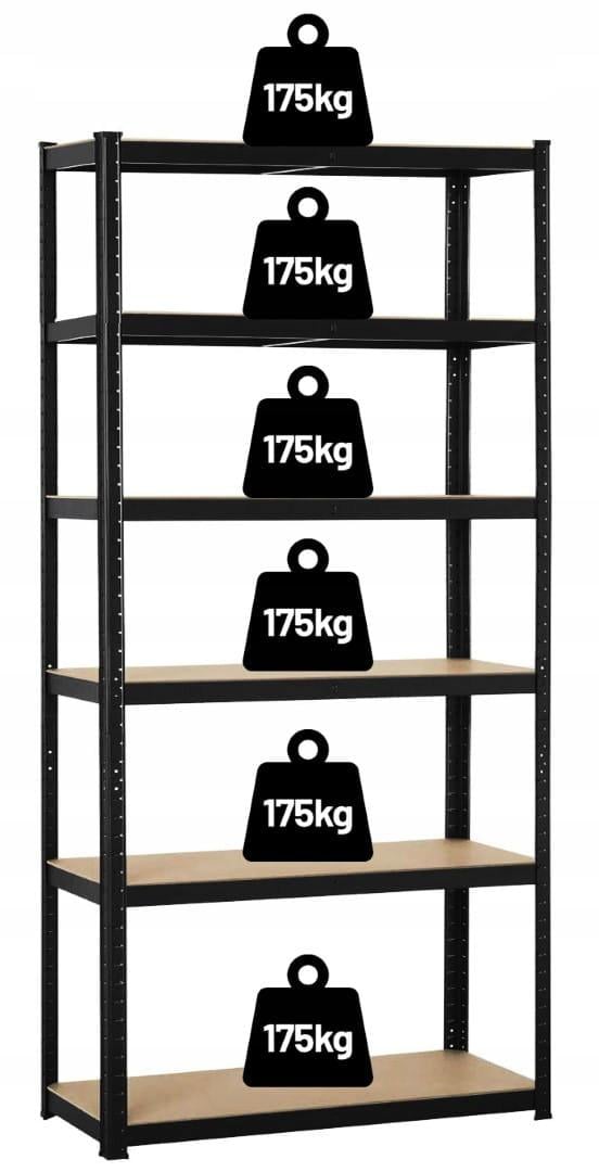 Стелаж металевий Siker P2211 6 полиць 220х110х50 см (6354) - фото 7