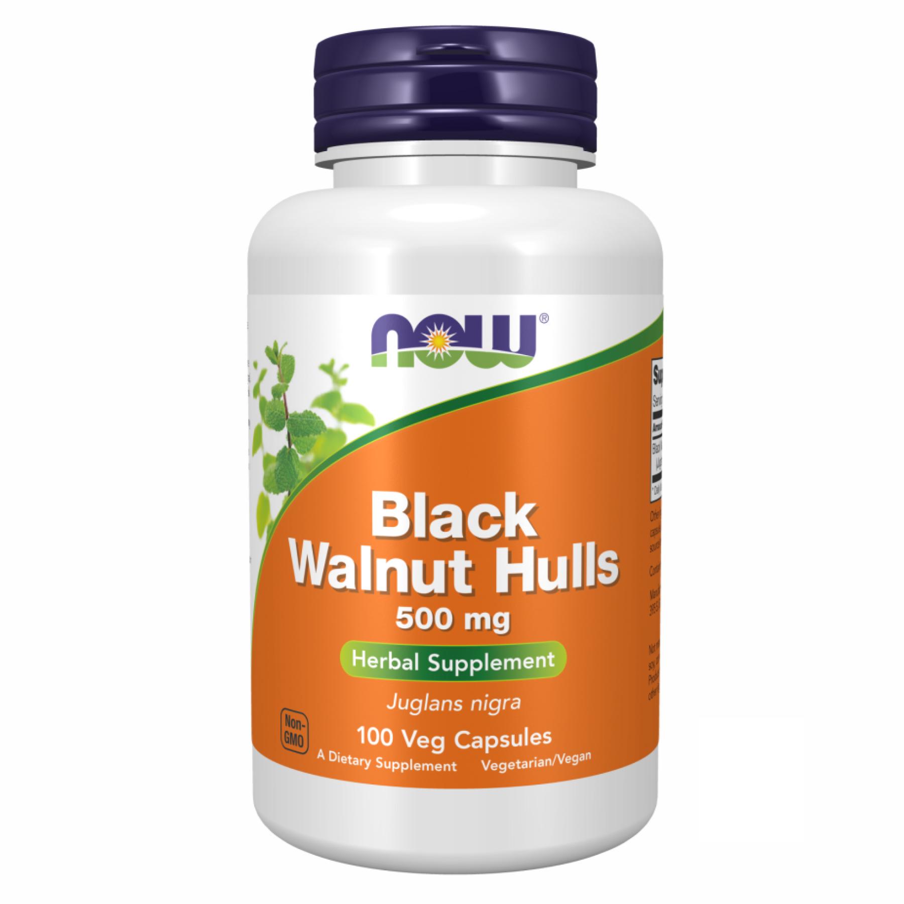 Натуральная добавка Black Walnut Hulls 500 mg 100 vcaps (2022-10-0394)
