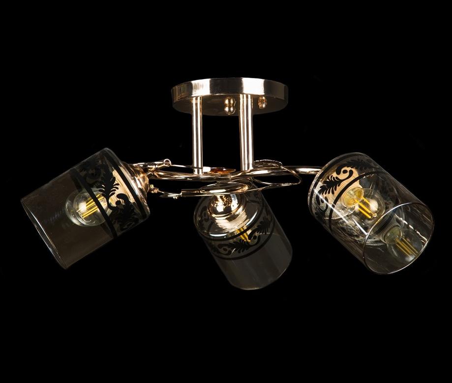 Люстра с плафонами Splendid Ray (L9654A/3 FGD) Люстра с плафонами Splendid Ray (L9654A/3 FGD)