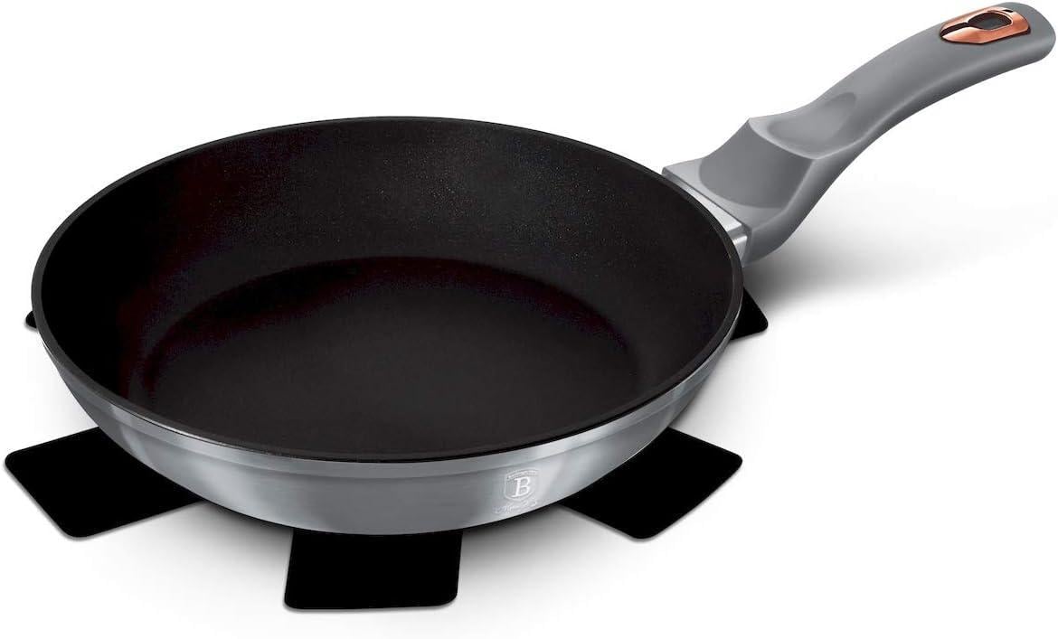 Сковорода Berlinger Haus Moonlight Edition із антипригарним покриттям 20 см Сірий (28338043)