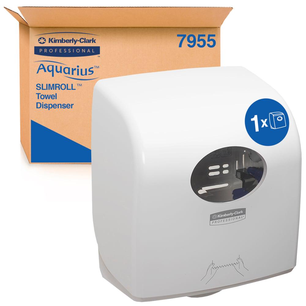 Диспенсер рулонных полотенец для рук Kimberly-Clark Aquarius Slimroll 7955 Белый