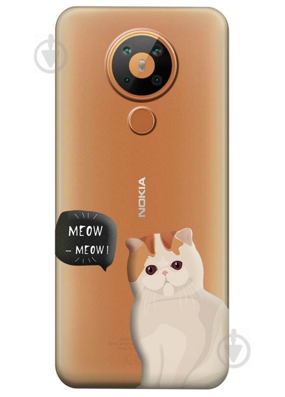 Силіконовий чохол iSwag для Nokia 5.3 Кошеня (KS2942)