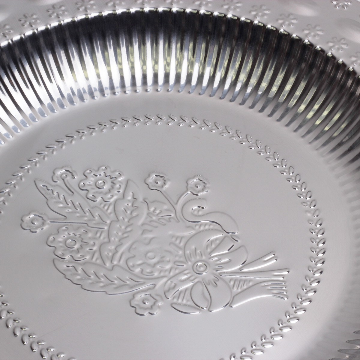 Таця Kamille 30 см з нержавіючої сталі KM-4369 - фото 2 Таця Kamille 30 см з нержавіючої сталі KM-4369 - фото 2