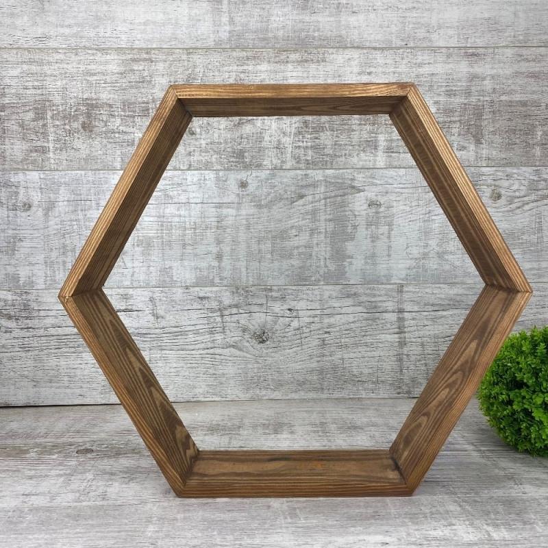 Полочка шестиугольная 29х25х9 см (22918368)