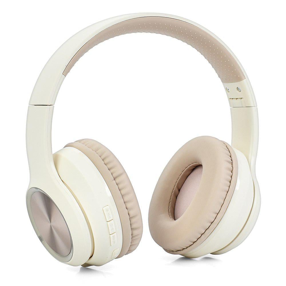 Наушники HZ-BT623 Bluetooth 5.0 до 10 м 400 мАч 20-20 000 Гц 32 Ом 108 дБ Бежевый (26911919)