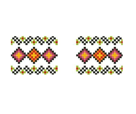 Схема Рушничок для свадебных букетов и декора для вышивки бисером и нитями на ткани габардин (ТР134пн1025)