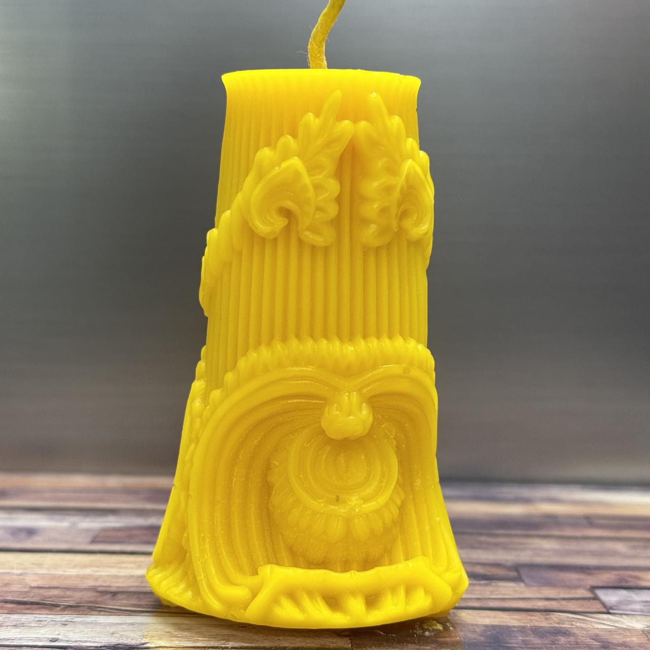 Свічка воскова Колона Смуги 10 см (2513738539)