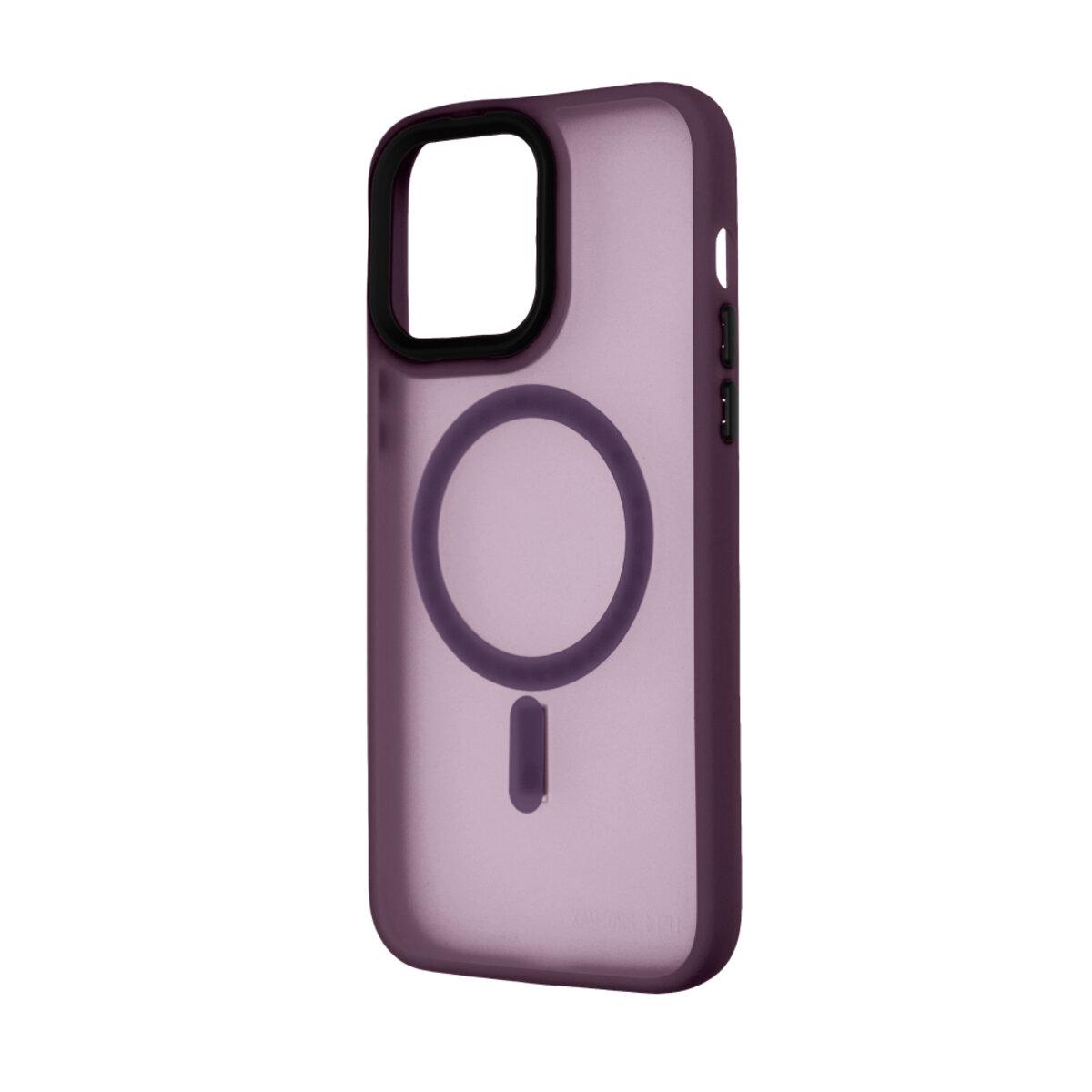Протиударний чохол для Apple iPhone 15 Pro Max Cosmic Magnetic Color HQ / Bordo
