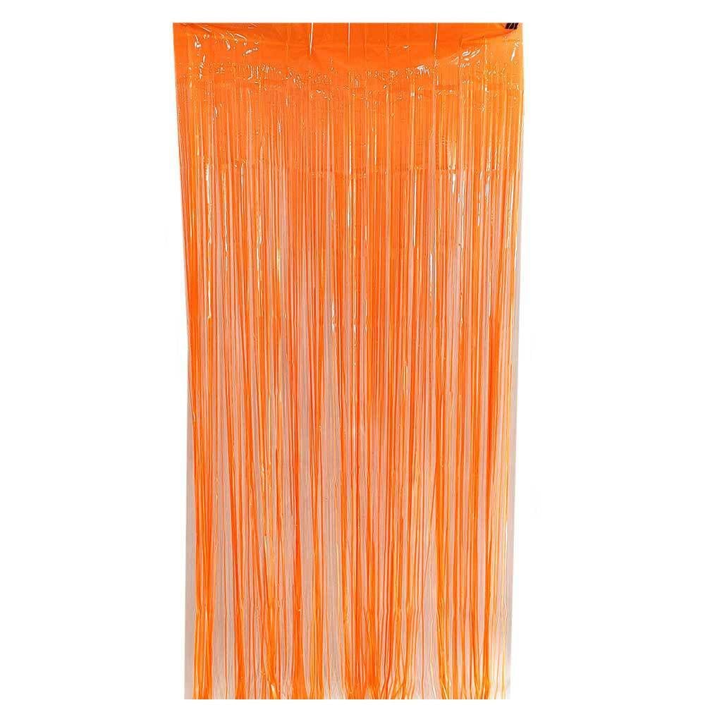 Дощик для фотозони флуоресцентний неоновий 2x1 м Помаранчевий (715319)