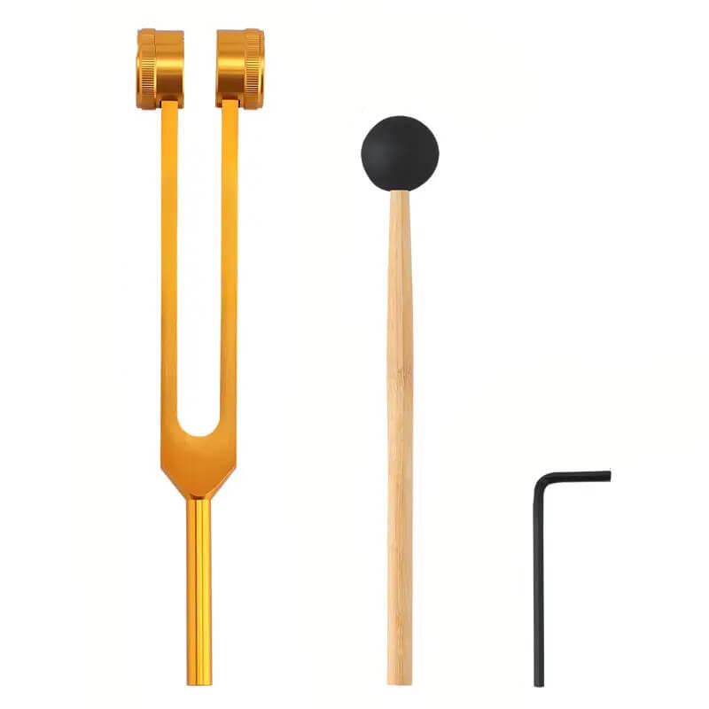 Камертон Tuning Fork 128 Гц з алюмінієвого сплаву Gold (NK03010)