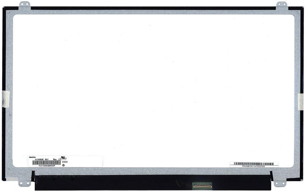 Матрица для ноутбука 15,6" Slim 30 pin eDP справа 1366x768 LED крепления сверху матовая CMO-Innolux N156BGE-E41