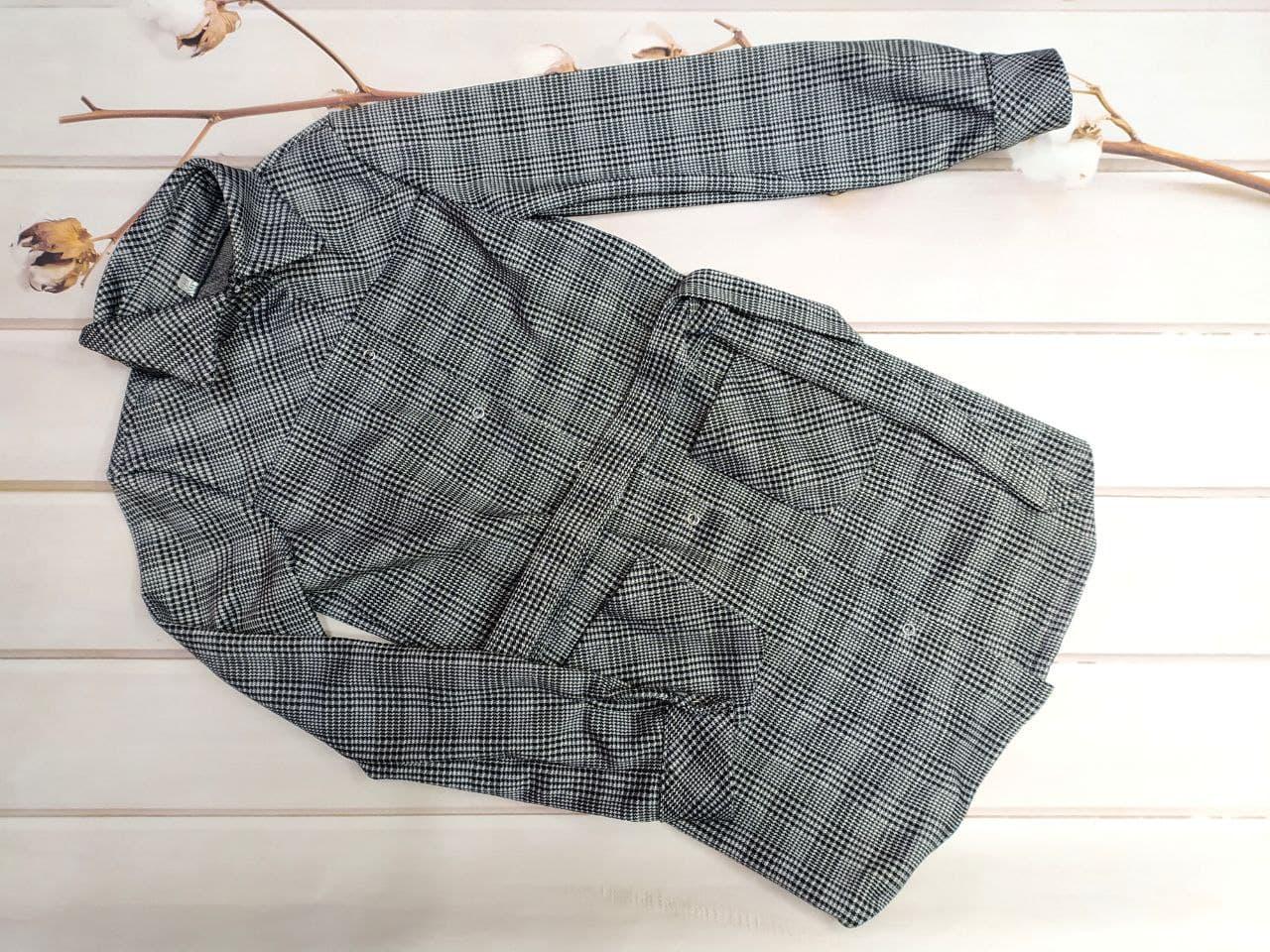 Плаття дитяче Pum Poni в клітинку 134 см Сірий (0013806/134)