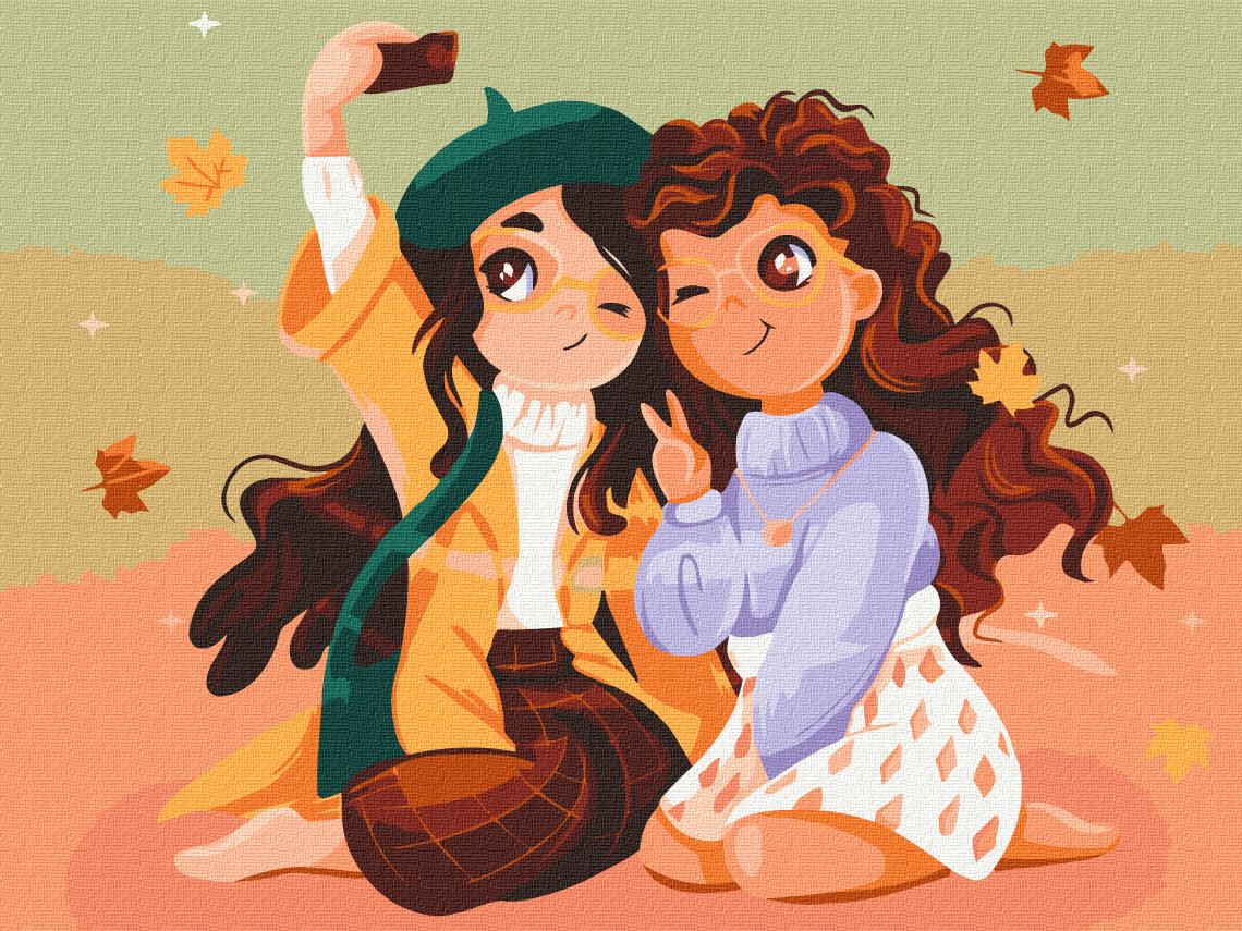 Картина по номерам Brushme Подружки 30x40 см (KBS0131) Картина по номерам Brushme Подружки 30x40 см (KBS0131)